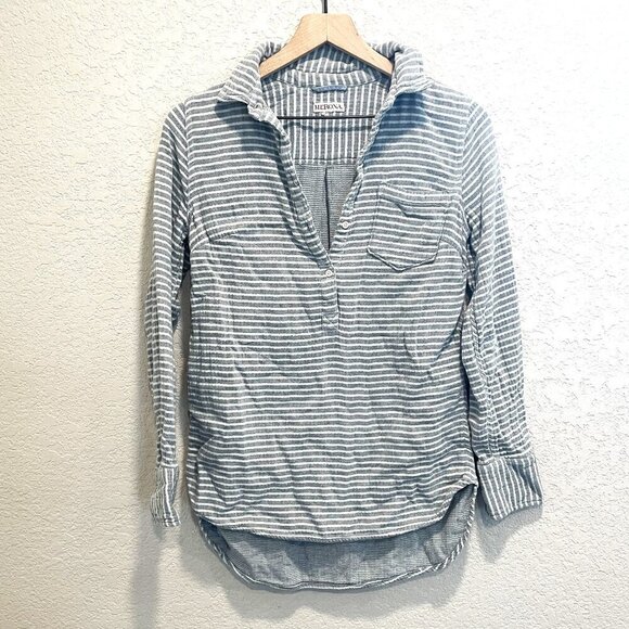 Merona Striped Doubled Fabric Tunic Top XS - Picture 1 of 4